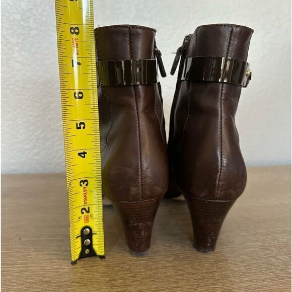 Cole Haan Nike Air Brown Leather Ankle Boots 9.5 - Picture 4 of 7